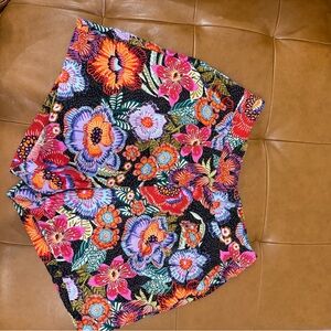 Torrid Multicolor Floral Patterned Shorts